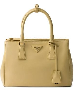 Prada Medium Galleria Tote Bag - Natural