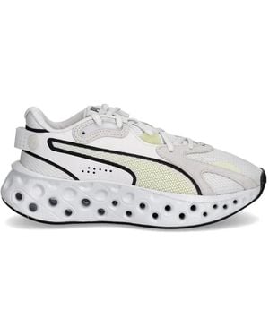 PUMA Softride Panelled Trainers - White