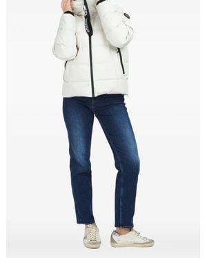 Antartica Ginny Hooded Padded Jacket - Blue