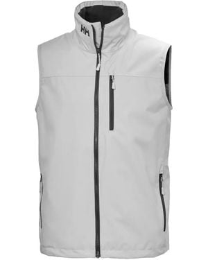 Helly Hansen Logo-Print Zip-Up Jacket - Gray