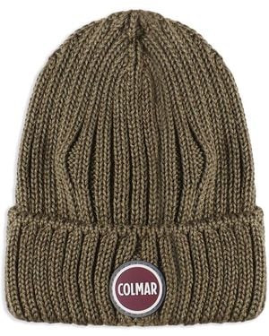 Colmar Logo-Appliqué Beanie - Green