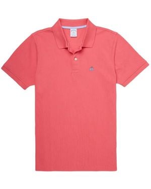 Brooks Brothers Short-Sleeve Polo Shirt - Pink