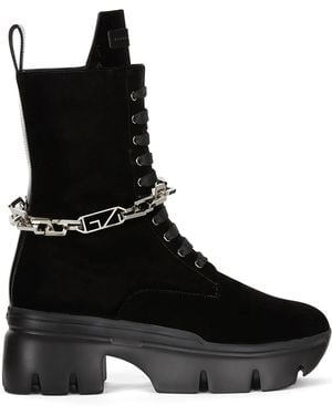 Giuseppe Zanotti Apocalypse Chain-Detail Boots - Black