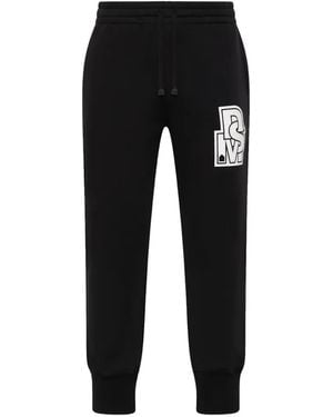 Dover Street Market Logo-Embroidered Track Trousers - Black