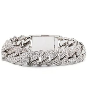DARKAI Prong Pavé Gemstones Bracelet - White