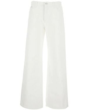 Roy Rogers Wide-Leg Jeans - White