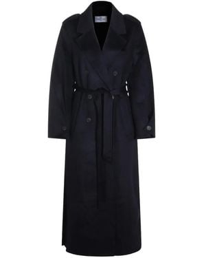 The Dynamis Studio Double-Breasted Belted Coat - Black