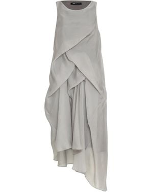 UMA | Raquel Davidowicz Drapiertes Kleid - Grau