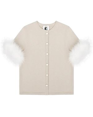 Sleeper Miss Kitty Cardigan - White