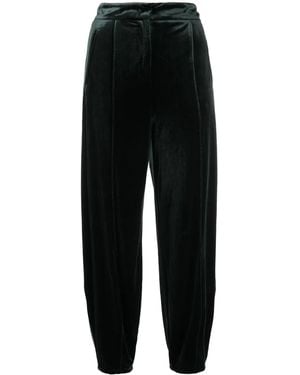 Blanca Vita Broek Met Toelopende Pijpen - Zwart