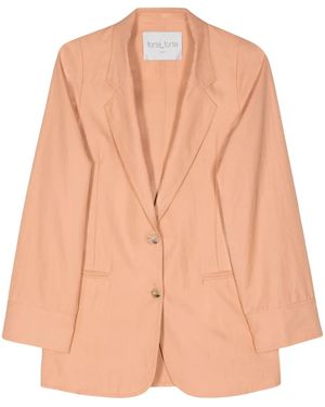 forte_forte Italian-Vents Twill Blazer - Natural