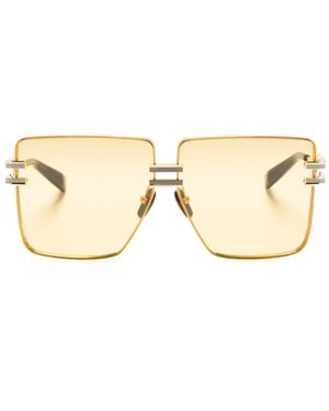 Balmain Gendarme オーバーサイズ サングラス - ナチュラル