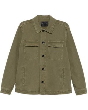 Dondup Long-Sleeve Pocket Shirt - Green
