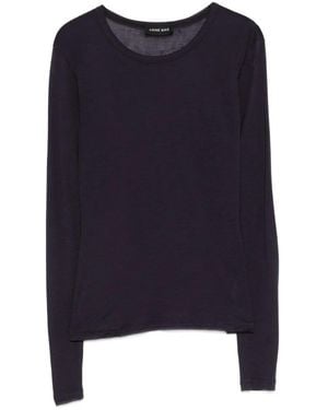 Anine Bing Sylvie Long-Sleeve T-Shirt - Blue