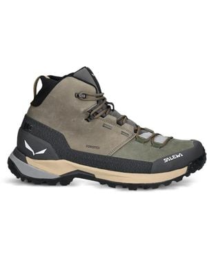 Salewa Botas Altas Con Cordones - Verde