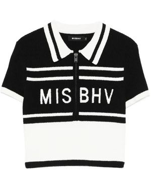 MISBHV Striped Polo - Black