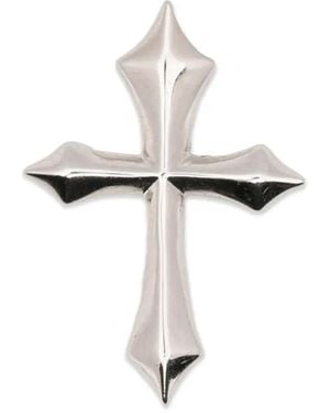 LAG World Gothic Cross Earrings - White