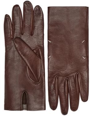 Maison Margiela Guanti - Marrone