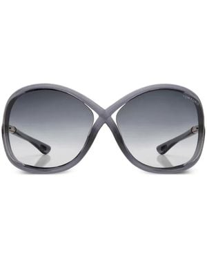 Tom Ford Whitney Geometric-Frame Sunglasses - Grey