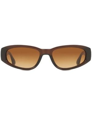 Chimi Geometric-Frame Sunglasses - Brown