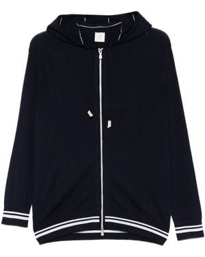 Eleventy Kapuzenjacke mit Reißverschluss - Blau