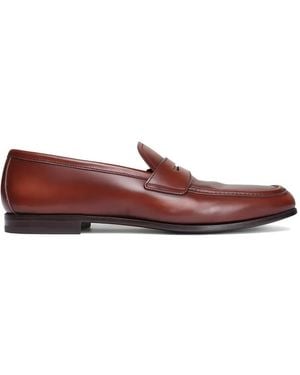 Church's Leather Loafers - Red