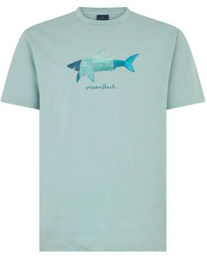 Paul & Shark Graphic-Print T-Shirt - Blue