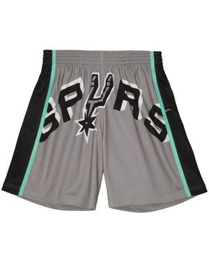 Mitchell & Ness X Nba San Antonio Spurs Blown Out Shorts - Grey