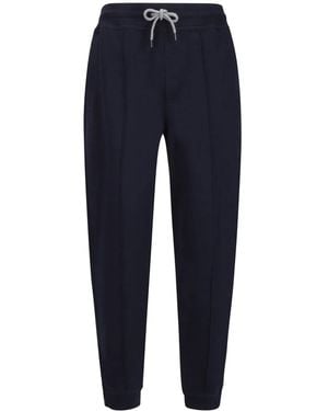 Brunello Cucinelli Tapered Track Pants - Blue