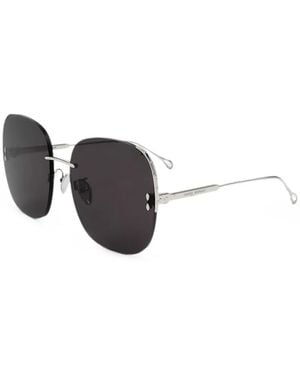 Isabel Marant Geometric-Frame Sunglasses - Black
