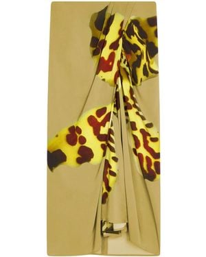 Dries Van Noten ドレープ スカート - イエロー