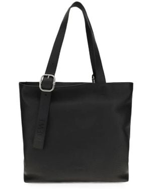 Loewe Loop Tote Bag Aus Leder - Schwarz