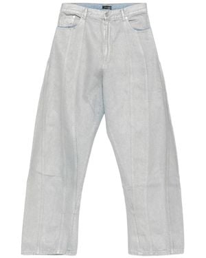 Mugler Panelled Jeans - Grey