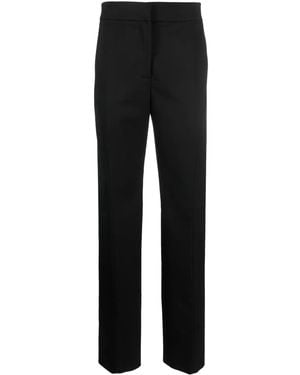 Genny Hose Mit Geradem Bein - Schwarz