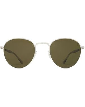 Mykita Tate Round-Frame Sunglasses - Green