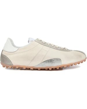 Maison Margiela Suede Panel Sneakers - White