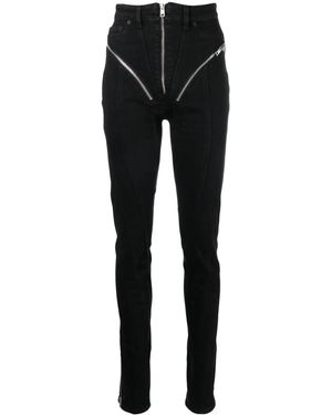 Mugler Vaqueros skinny Spiral - Negro