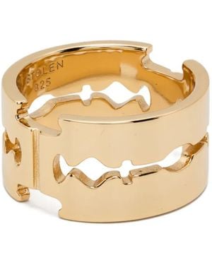 Stolen Girlfriends Club Double Blade Ring - Metallic