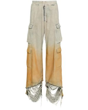 Rick Owens Double Cargo Jumbo Belas ワイドパンツ - ホワイト