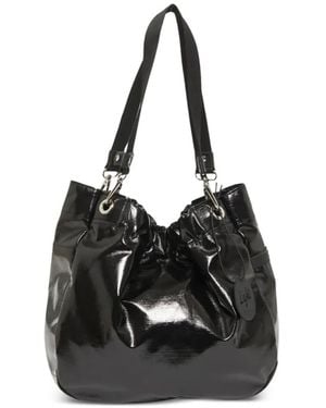 Jack Gomme Cara Light Aqua Shoulder Bag - Black