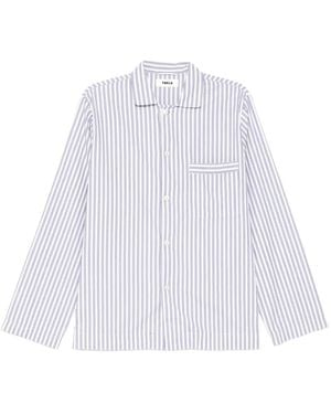 Tekla Poplin Long-Sleeved Shirt - White