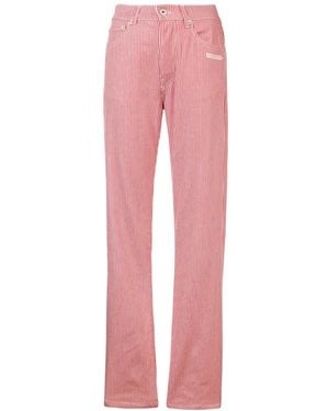 Off-White c/o Virgil Abloh Striped Jeans - Pink