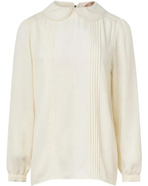 N°21 Peter-Pan Collar Top - White