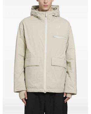 Laminar Hooded Zip-Up Jacket - Natural