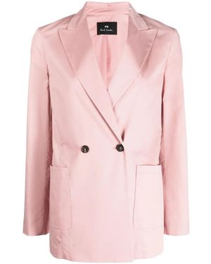 Paul Smith Double-Breasted Blazer - Pink
