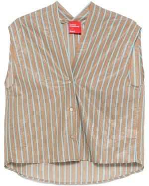 ..,merci Striped Vest - Natural