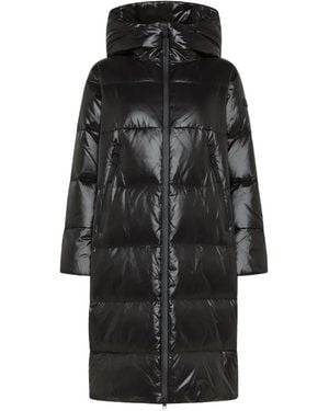 Peuterey Seletric Lks Grs Quilted Hooded Coat - Black