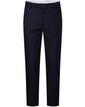 Department 5 Pressed-Crease Tailored Trousers - Blue