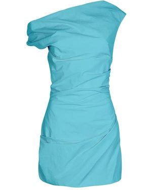 Paris Georgia Basics Remmy Off-Shoulder Mini Dress - Blue