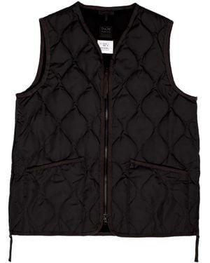 Taion V-Neck Down Gilet - Black